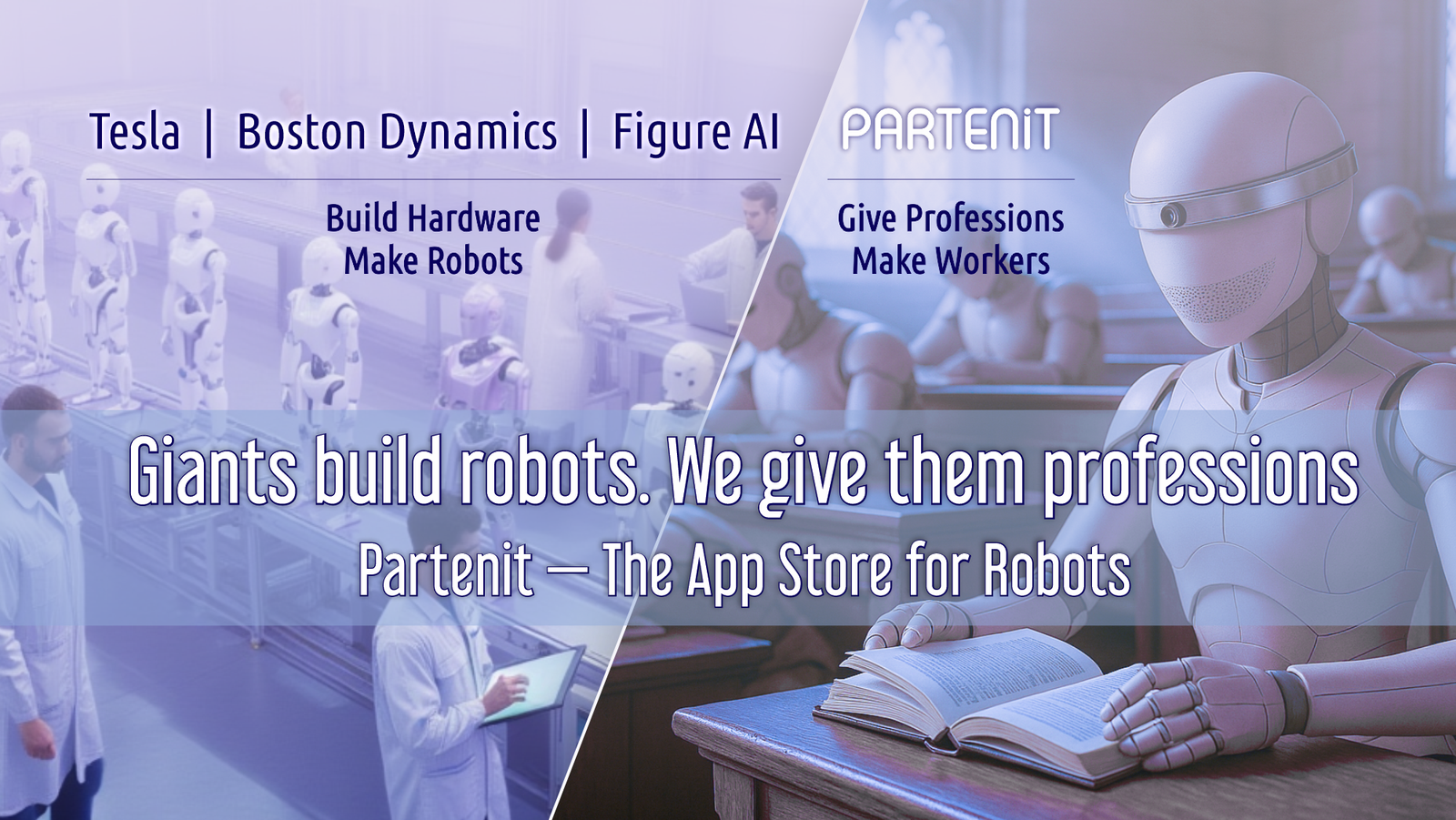Pre-trained Profession Packs that turn empty robots into warehouse workers — instantly deployable, no cloud needed Pre-trained Profession Packs that turn empty robots into warehouse workers — instantly deployable, no cloud needed